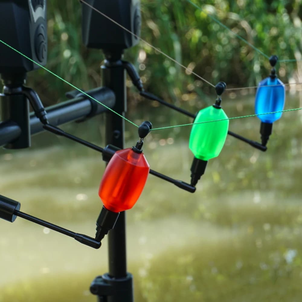 Indicateur Swingers Hirisi avec clip ligne PTFE pour alarme pêche carpe - Accessoires de pêche