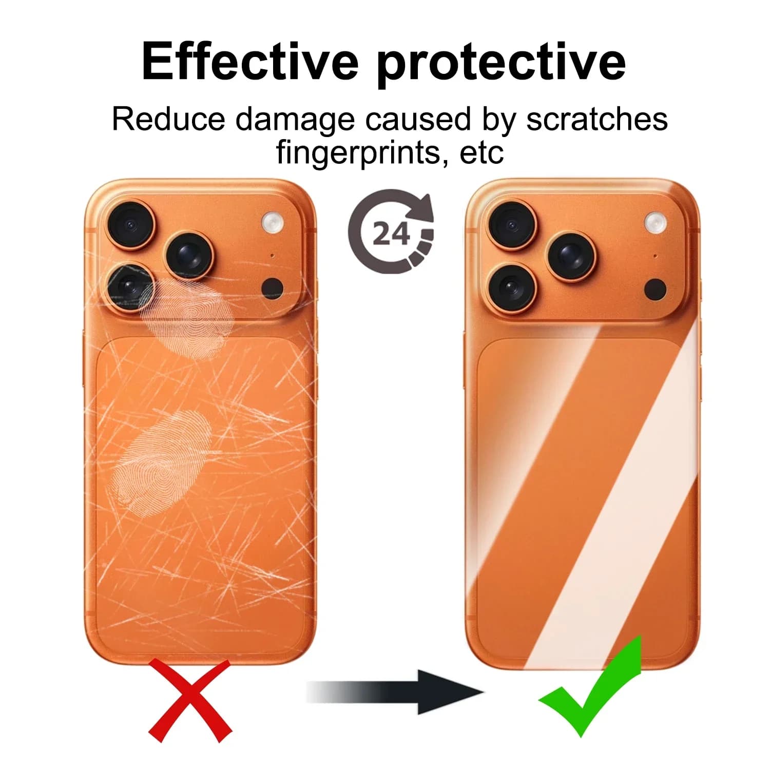 Film hydrogel TPU mat/HD pour iPhone 17 16 Pro Max - protection anti-rayures pêche