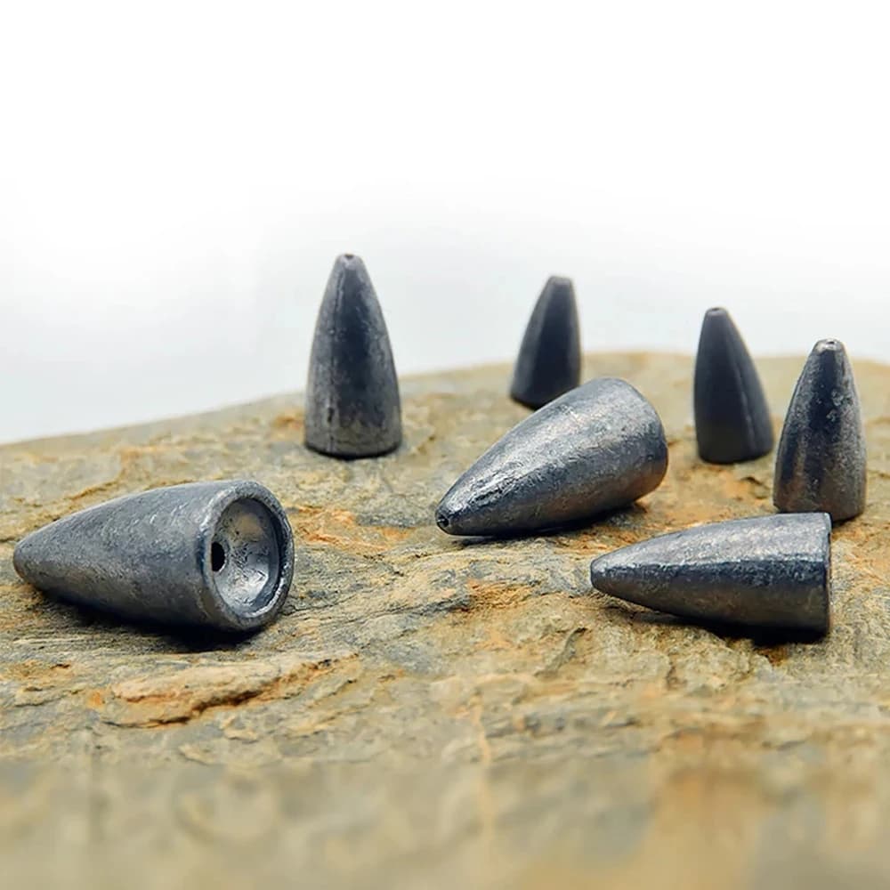 Plombs pêche bullet DNDYUJU 2g à 20g - Set Texas Rig eau douce - Poids plombés pour montages pêche