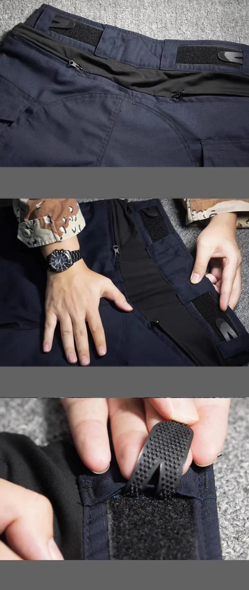 Pantalon tactique GEN3 Tom Plus bleu marine pour pêche, chasse, randonnée et entraînement - Résistant ripstop