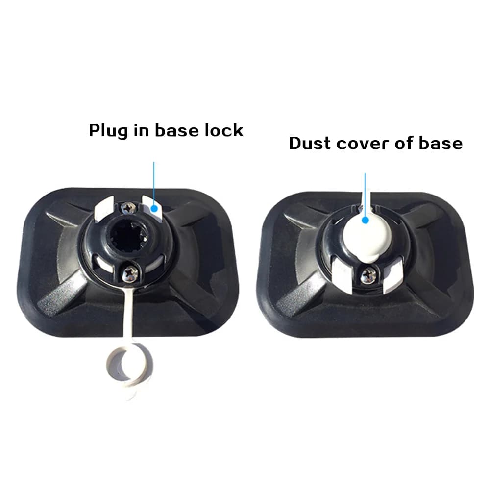 Support de sondeur poissons rotatif 360° - Montage ajustable pour bateau gonflable et kayak