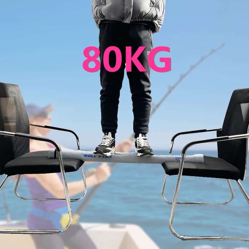 Sac de transport rigide étanche ROLLFISH pour cannes à pêche anti-roulement triangle portable 100-150cm
