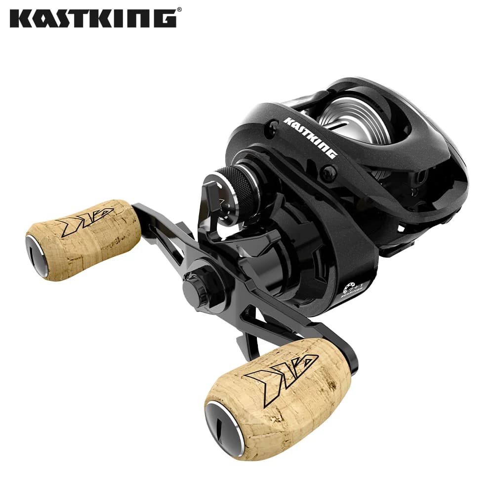 Moulinet Baitcasting KastKing Royale MegaTron Long Cast 7.2:1 8kg Drag Aluminium Spool