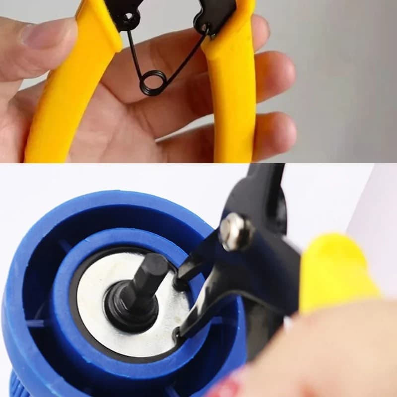 Pince à circlips 2 en 1 interne et externe pour pêche - Outil professionnel de retrait de bagues de retenue