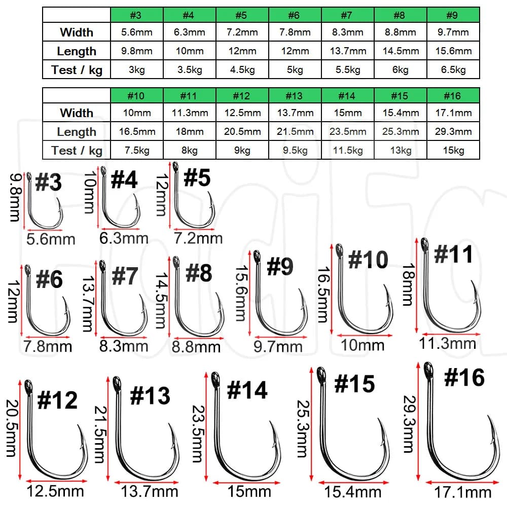 100 hameçons circle offset pour carpe et pêche en mer, type Iseama, idéal pour la pêche à la mouche et au jig