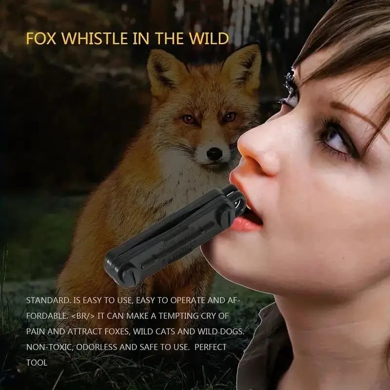 Sifflet appel animaux renards chats chiens pour chasse pêche observation faune France