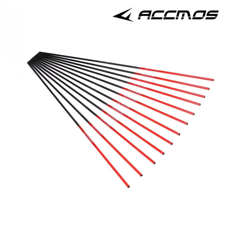 Fûts flèches carbone pur spine 300-800 ID6.2mm - 6/12pcs tube DIY chasse pêche archerie