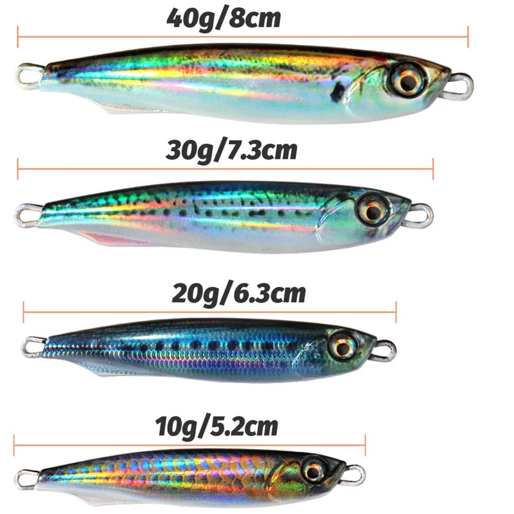 Leurre métal spinner spoon 10-40g 3D eye pêche spinning leurre tournant carnassiers eau douce mer