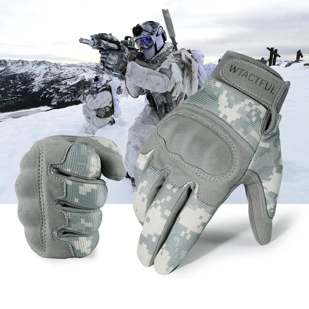 Gants tactiques camouflage anti-dérapage résistants équitation écran tactile pêche outdoor
