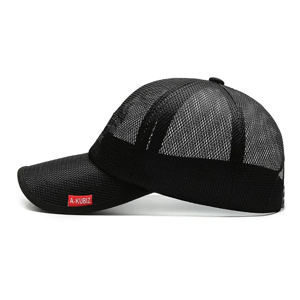 Casquette mesh protection UV pêche été - Chapeau camping randonnée respirant unisexe