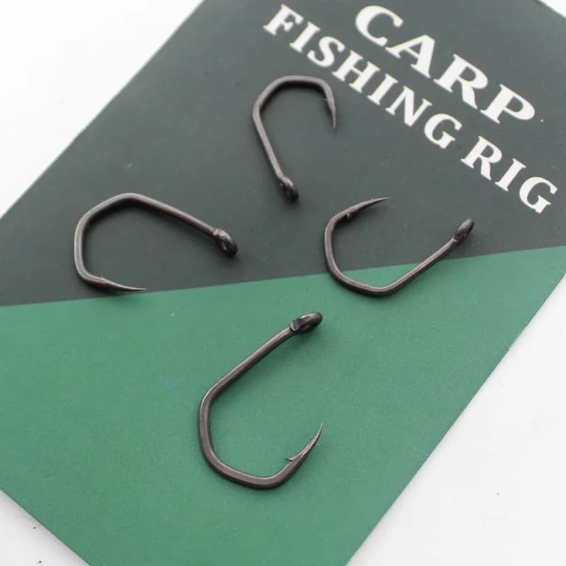 20 Hameçons carpe Pinpoint Claw - Crochets griffe PTFE acier inoxydable pour pêche précise de la carpe