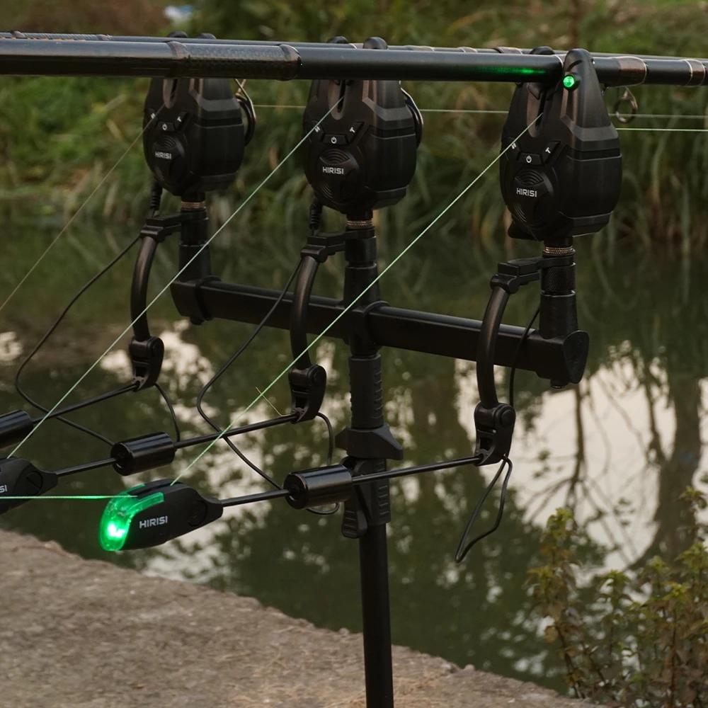 Support de canne télescopique en aluminium Hirisi pour la pêche de la carpe - Bâton de
