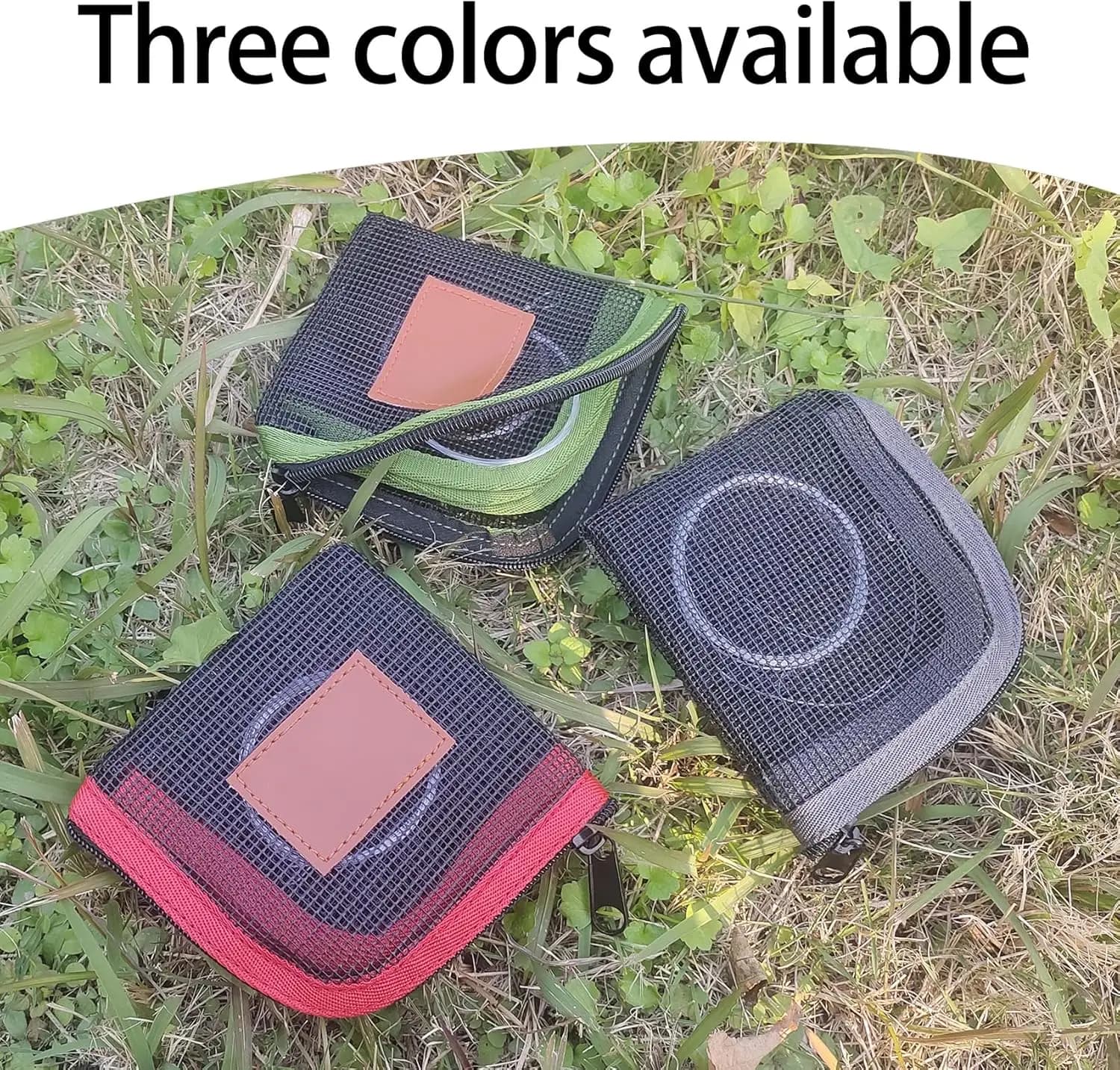 Étui leader pêche à la mouche Aventik 5 compartiments - Stockage tippet filet 4x4 pouces - Accessoire pêche