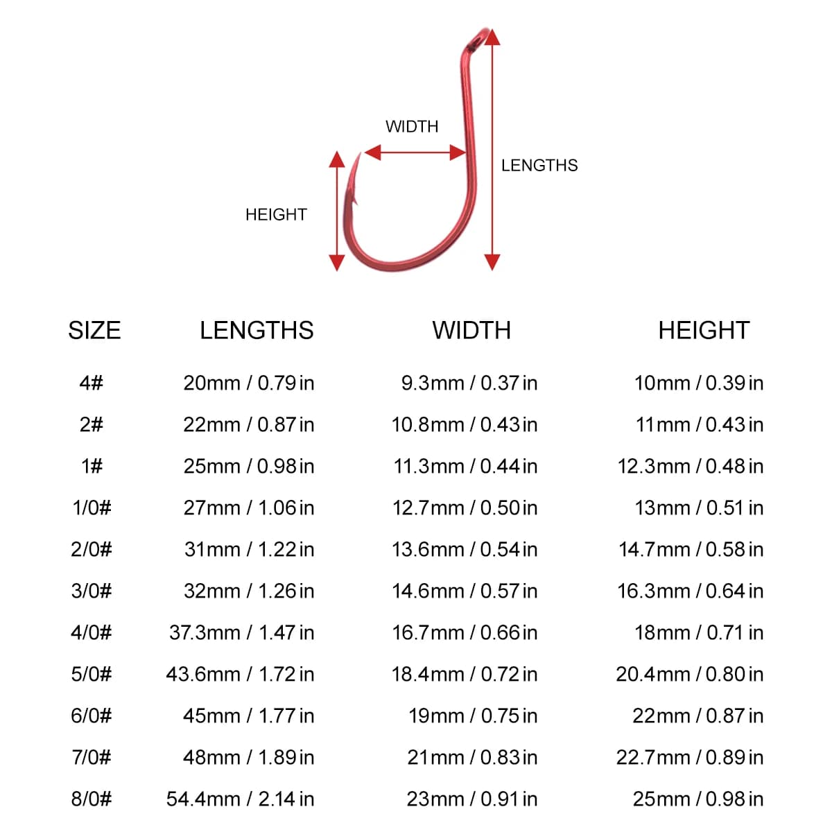Hameçons pieuvre rouge ZYZHE 8-28 pièces - Acier carbone BKK pour pêche en mer et surfcasting