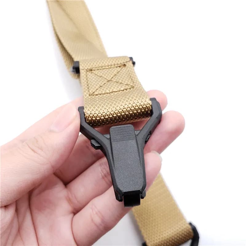Bretelle fusil universelle multi-missions pêche - Sling réglable AR AK fusil airsoft QD