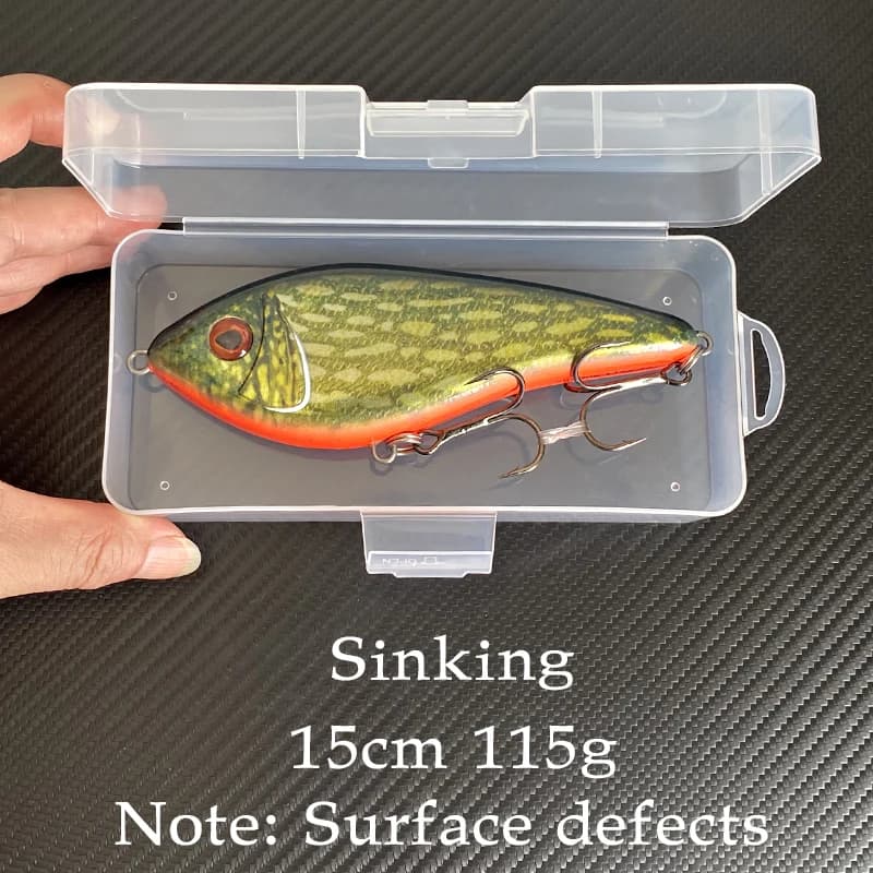 Leurre glidebait longue distance pour brochet - leurre dur artificiel pêche au leurre