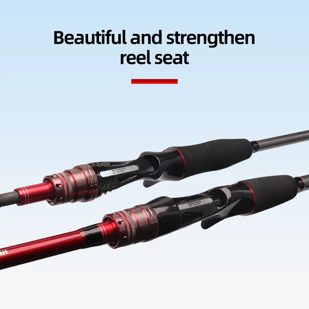 Canne pêche seiche FISHINGFANS 1.5m à 1.75m sensible jigging bateau eau salée ML MH