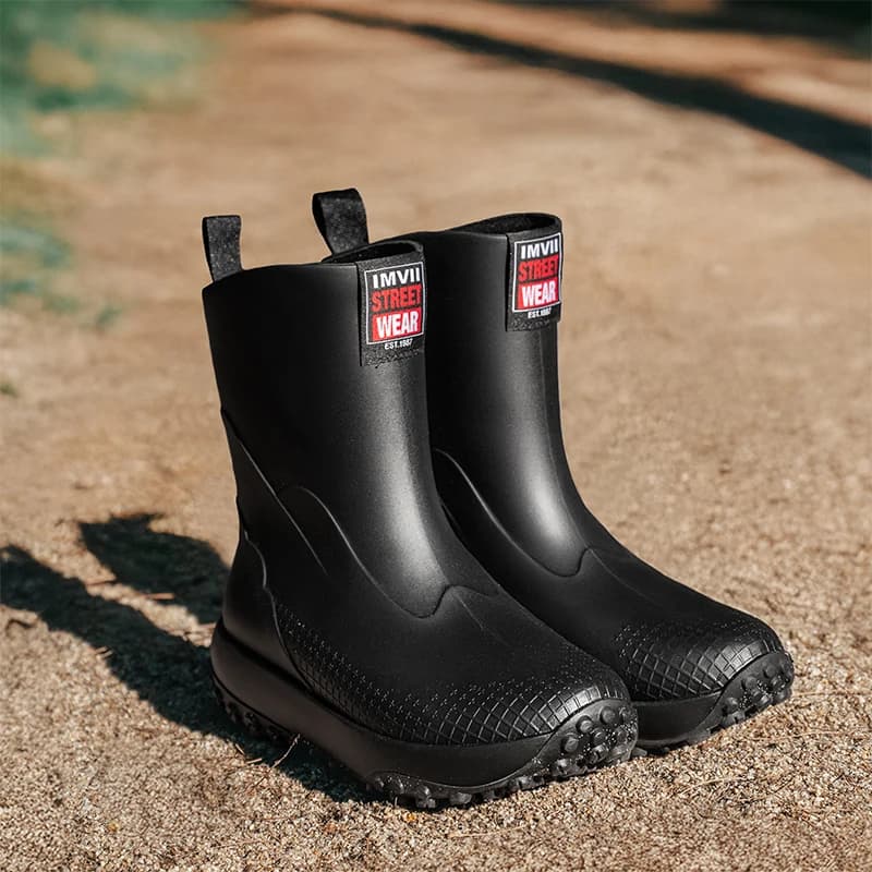 Nouveauté 2025 bottes de pluie mi-hautes couple pour pêche anti-dérapantes camping polyvalentes