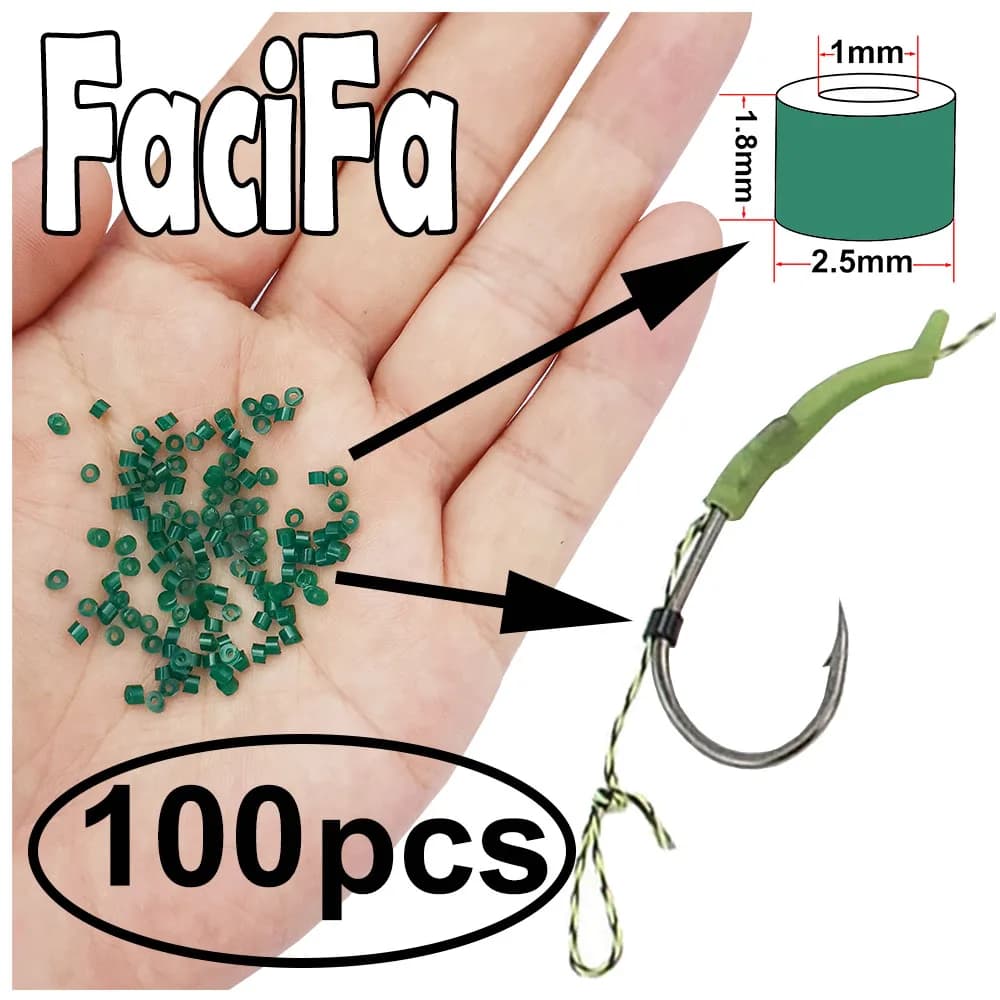 Tube silicone anti-emmêlement montage carp fishing sécurité plomb clip accessoires pêche au coup