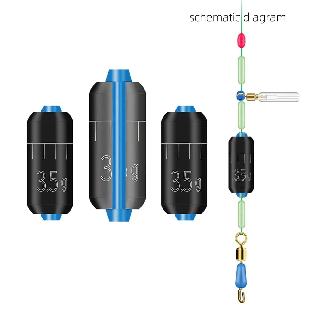 Plombs de pêche rapide 1.5g-4g rouleaux ruban plombé compétition grade renforcé pour ligne précise