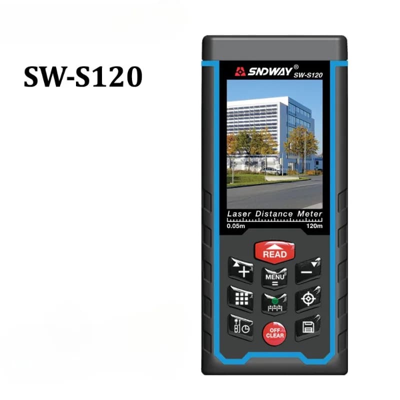 Télémètre laser caméra SW-S120 SNDWAY original 120M - Mesure volume angle haute qualité ruban digital