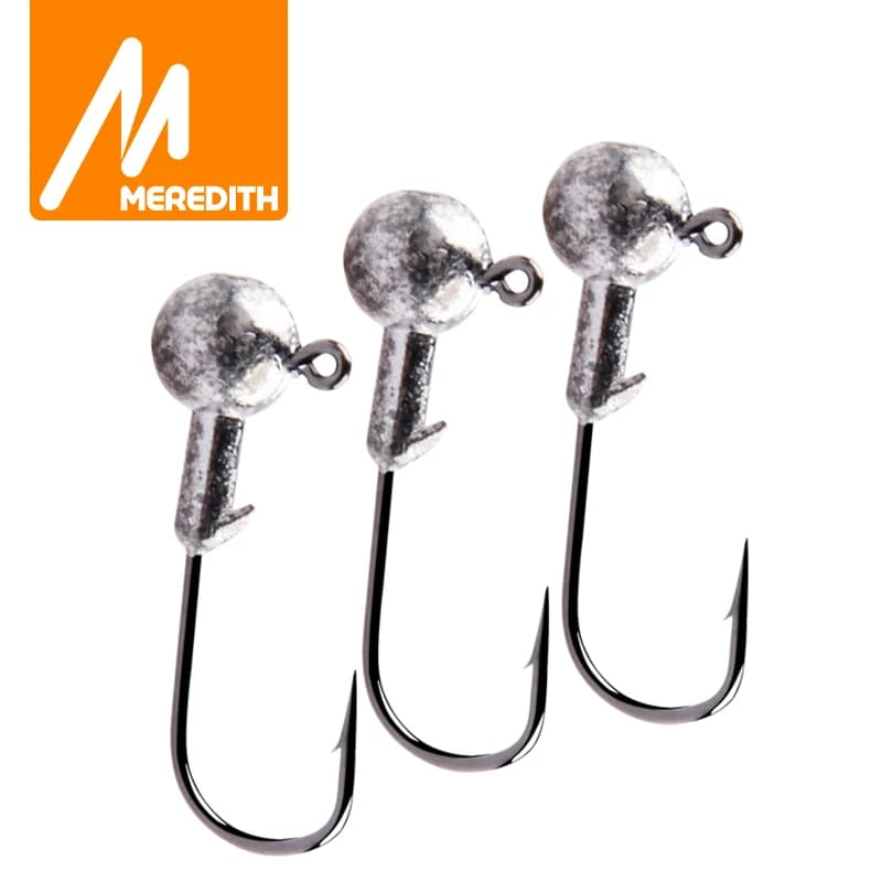 Têtes plombées MEREDITH 1g à 22g pour pêche au brochet et carnassiers en eau douce