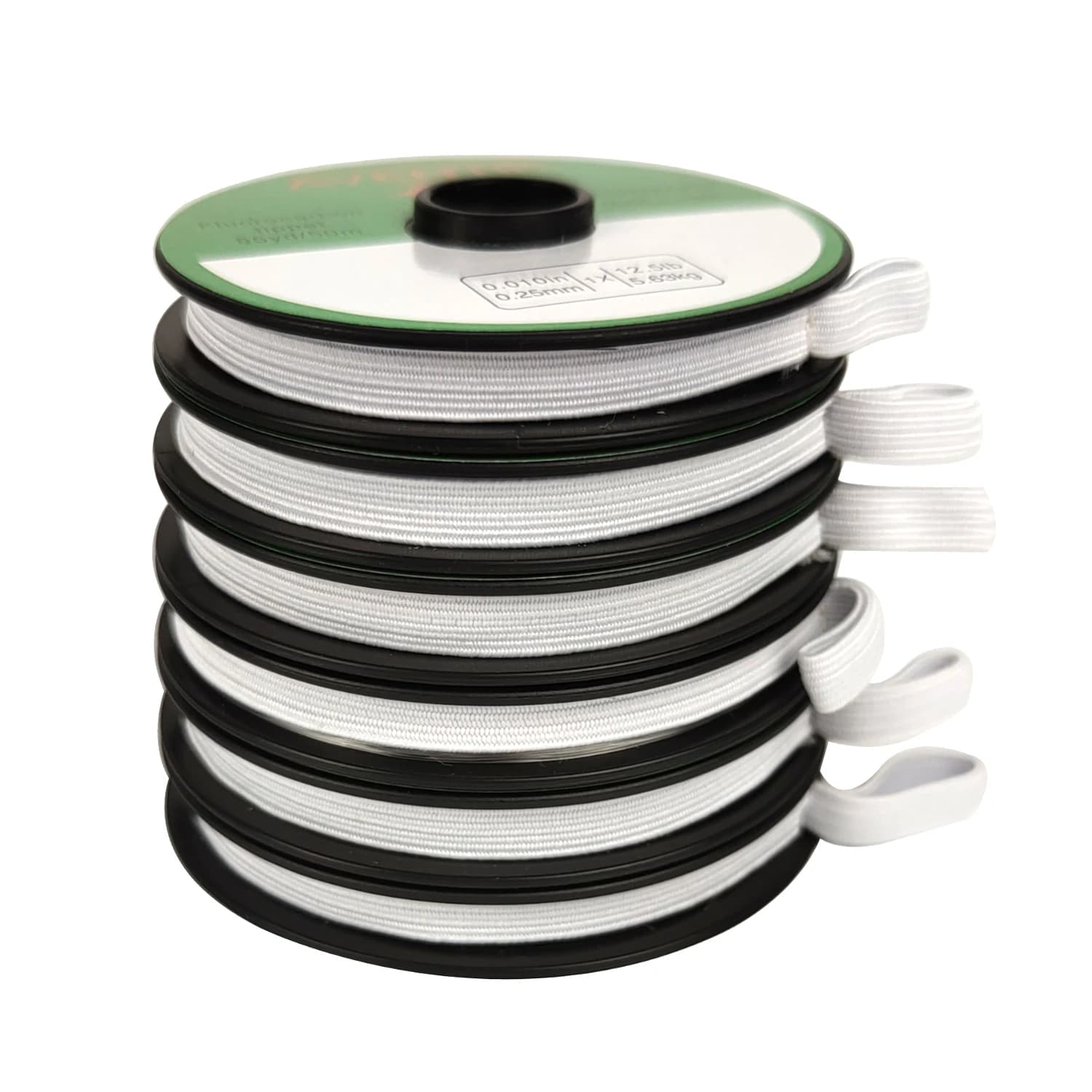 Bas de ligne fluorocarbone Aventik 50m/55yd 100% tippet 0X-6X 3.3-14.5LB pour pêche à la mouche