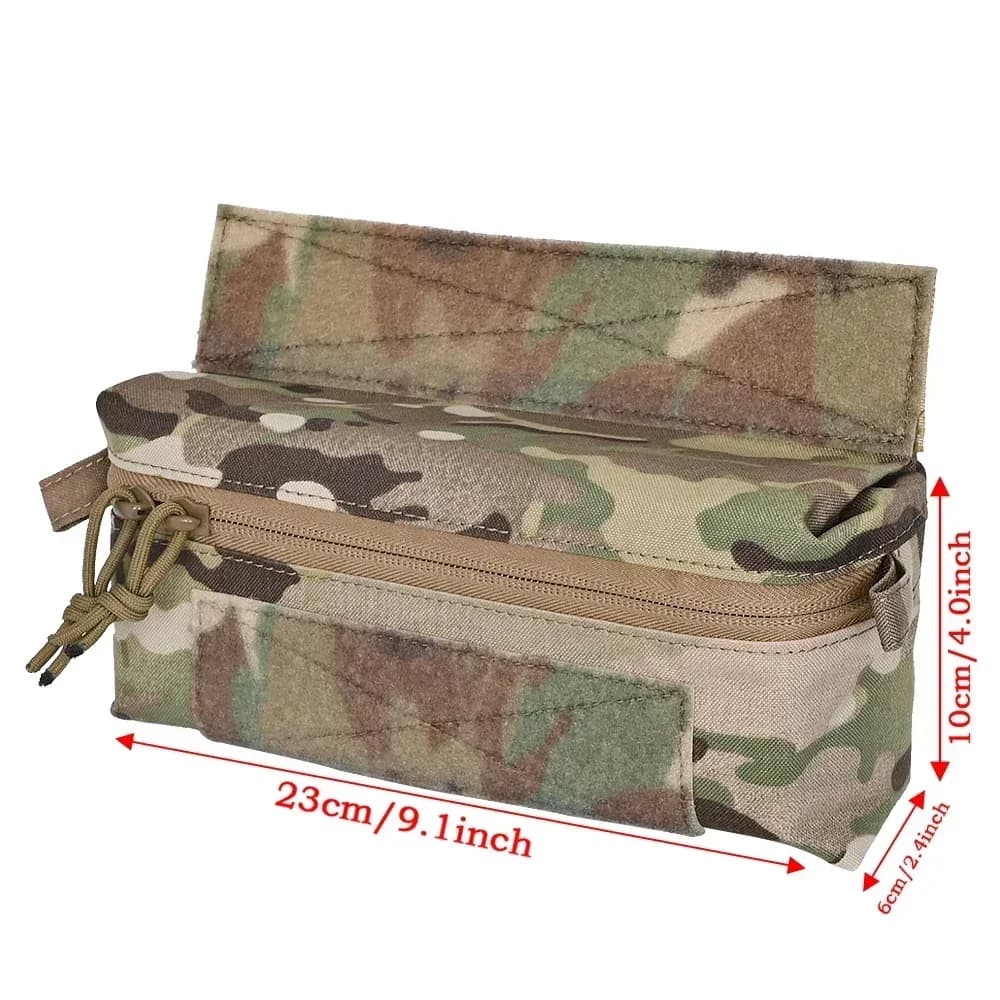 Poche abdominale tactique drop dangler - Rangement gilet pêche JPC CPC MK3 MK4