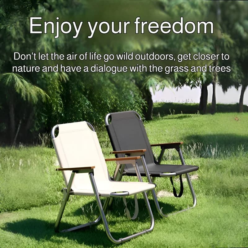 Chaise pêche pliable aluminium avec tapis antidérapant - Siège oxford résistant pour pêche camping plage