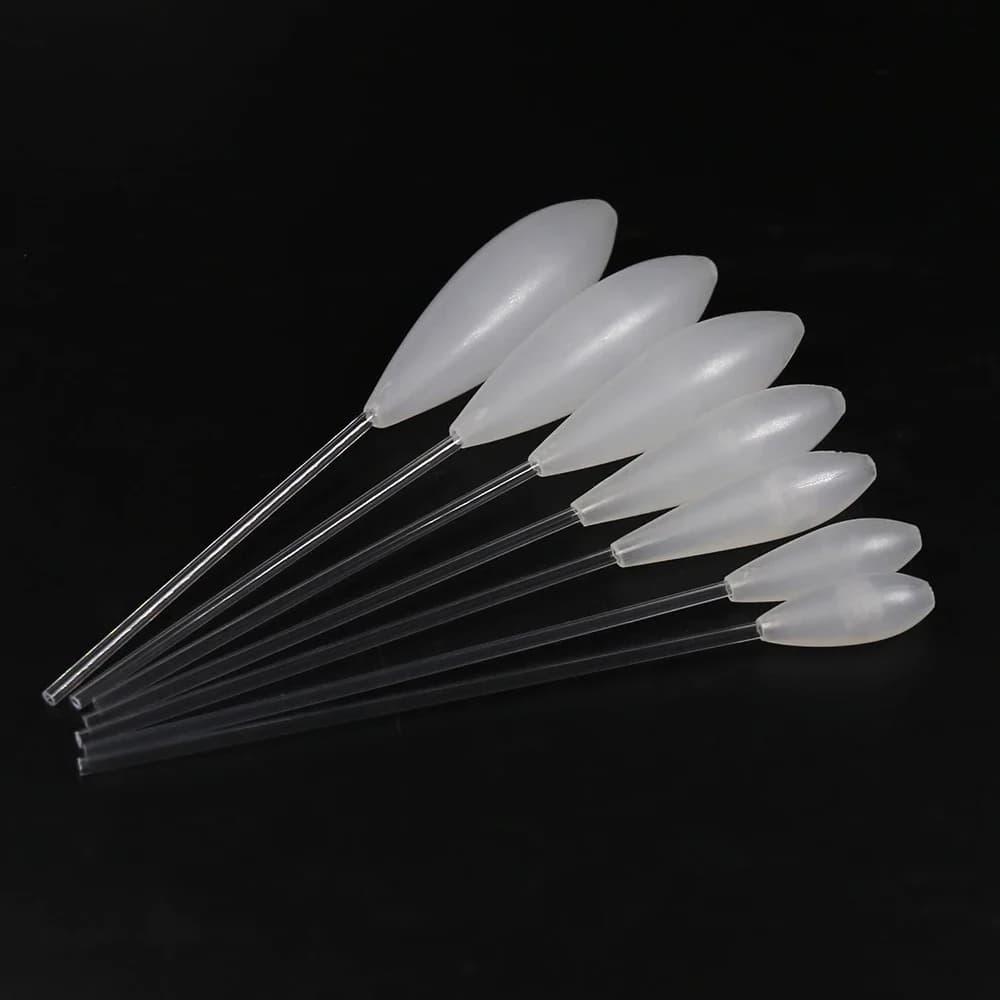 5 flotteurs acryliques laiteux 10-50g pour pêche au lancer - type bombarda flottant
