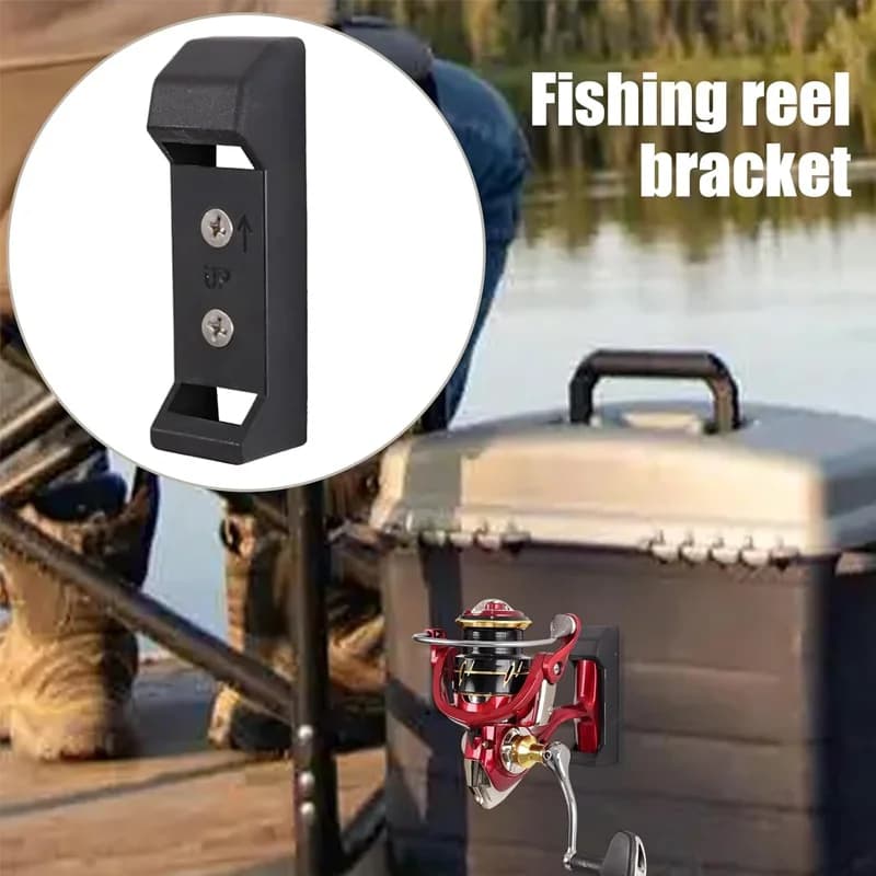 1pcs fishing reel wall hanger fishing reel rack for storage display stand with s