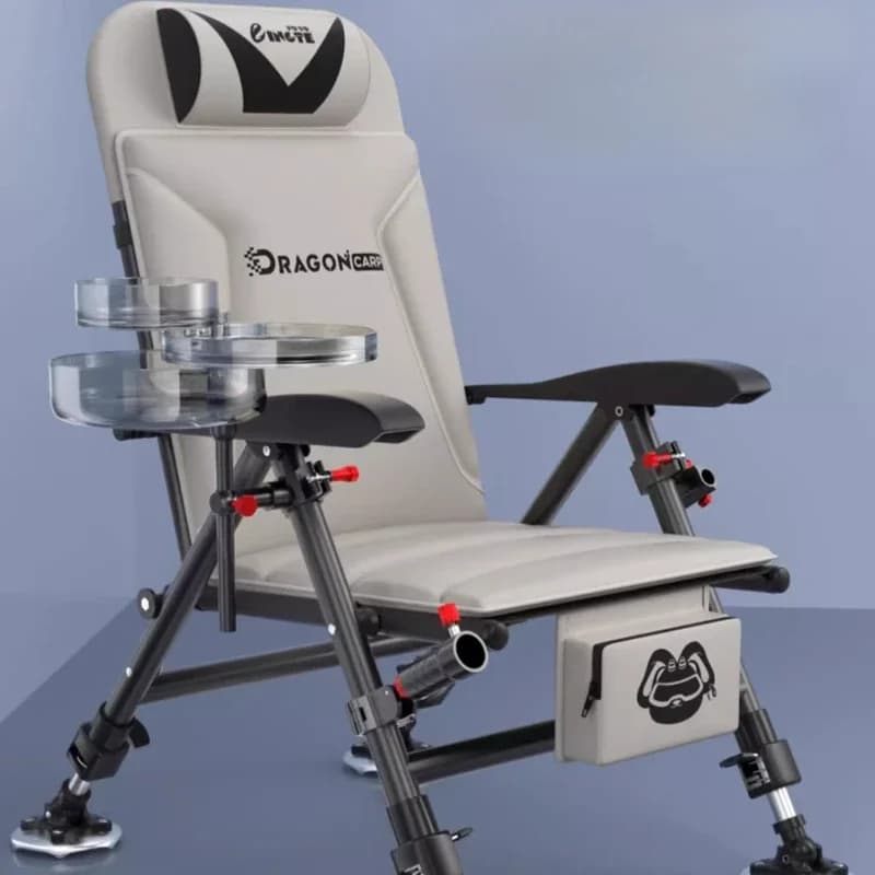 Siège de pêche sauvage professionnel tout-terrain multifonction pliable - Chaise escamotable portable berge rivière