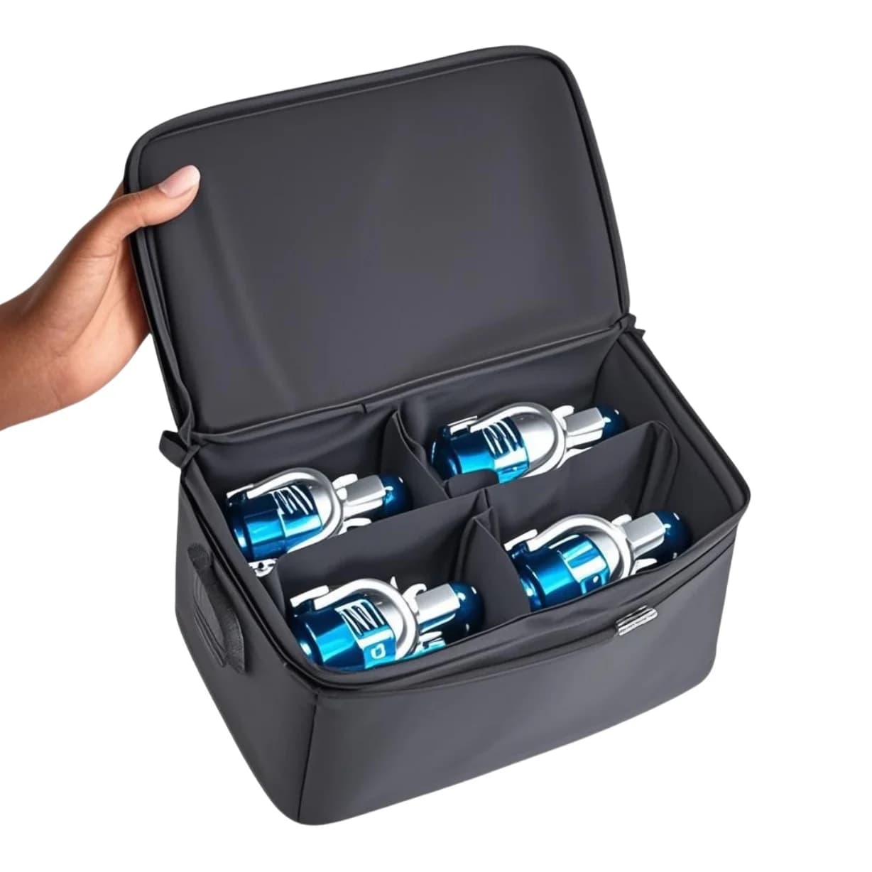Étui de protection pour moulinet de pêche - Housse de rangement en toile Oxford résistante