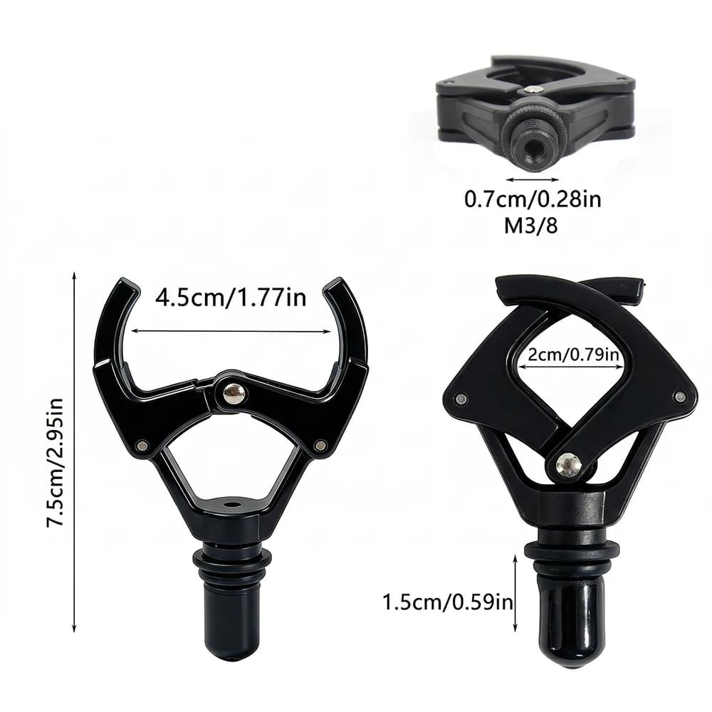 Support canne carpe 1/2/3 pièces JSFUN pour bank sticks repose-canne pêche au coup accessoires