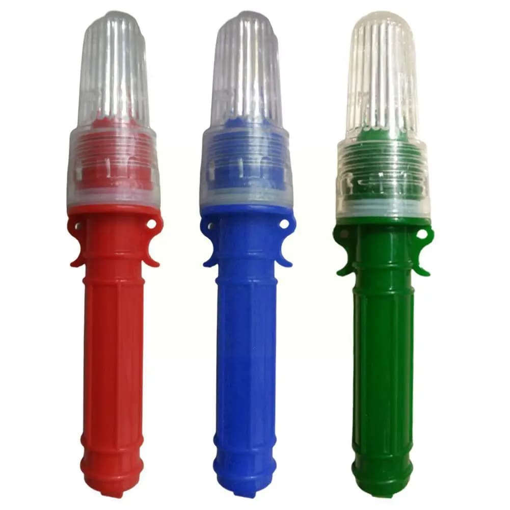 Lampe signalisation pêche leurre U4D7 - Balise lumineuse colorée pour flotteurs et accessoires de pêche