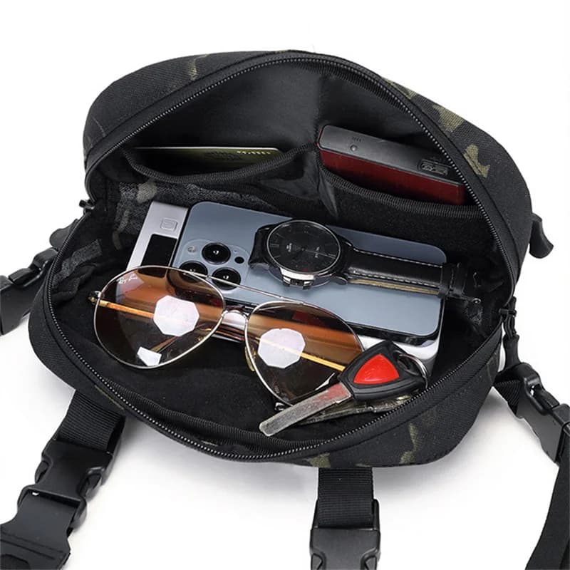Nouveau sac pêche poitrine homme étanche molle nylon pour escalade camping - sac à dos vestiaire ceinture
