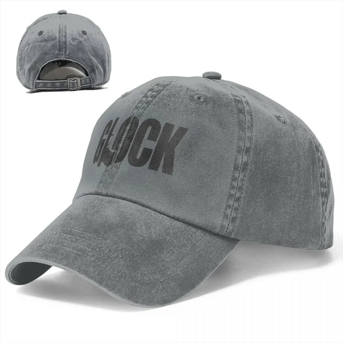 Casquette baseball pêche camouflage Glock Tactical - Snapback délavé unisexe toutes saisons