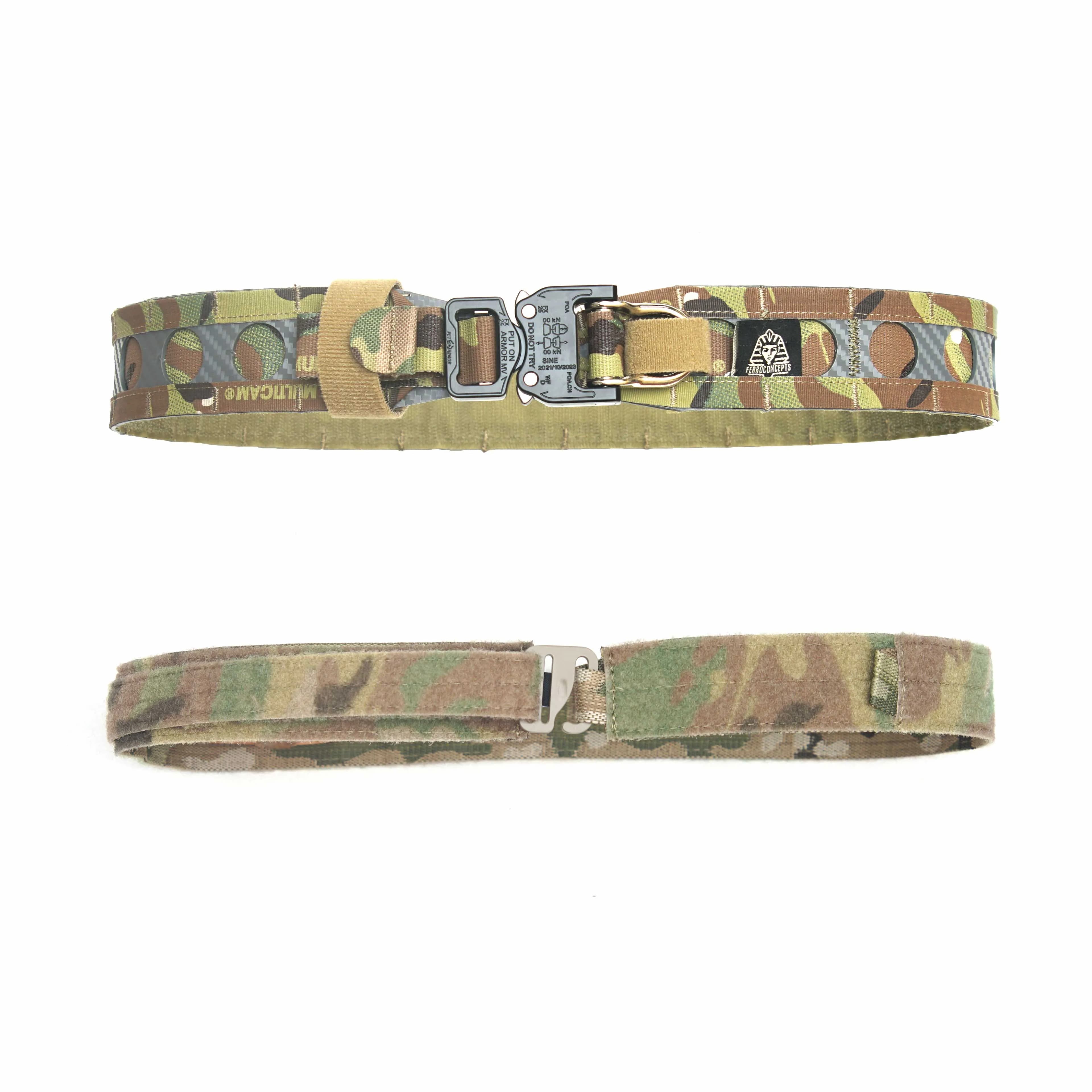 Ceinture tactique double couche quick release bison - Équipement pêche extérieur professionnel