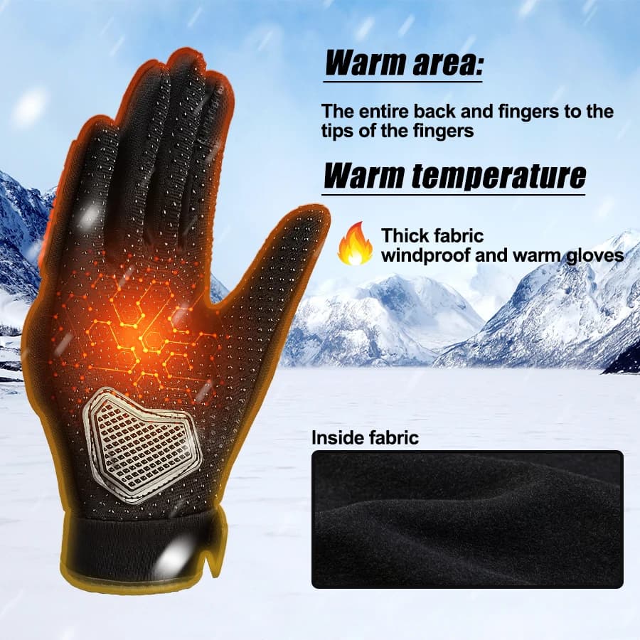 Gants hiver pêche chasse vélo VTT tactiques pleine paume anti-dérapage écran tactile unisex