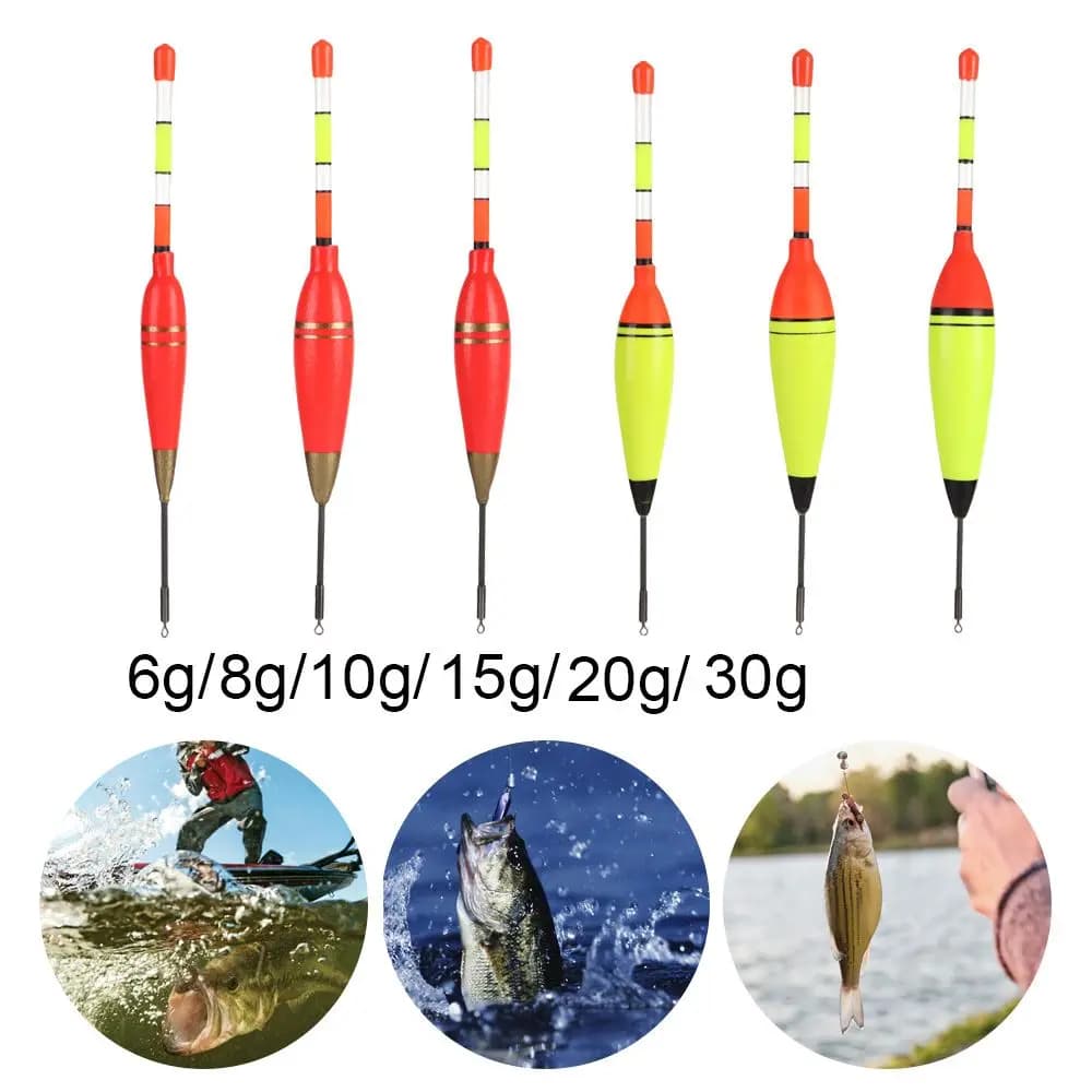 Flotteur lumineux EVA vertical pêche de nuit 5g à 40g - éclairage longue durée pour pêche nocturne