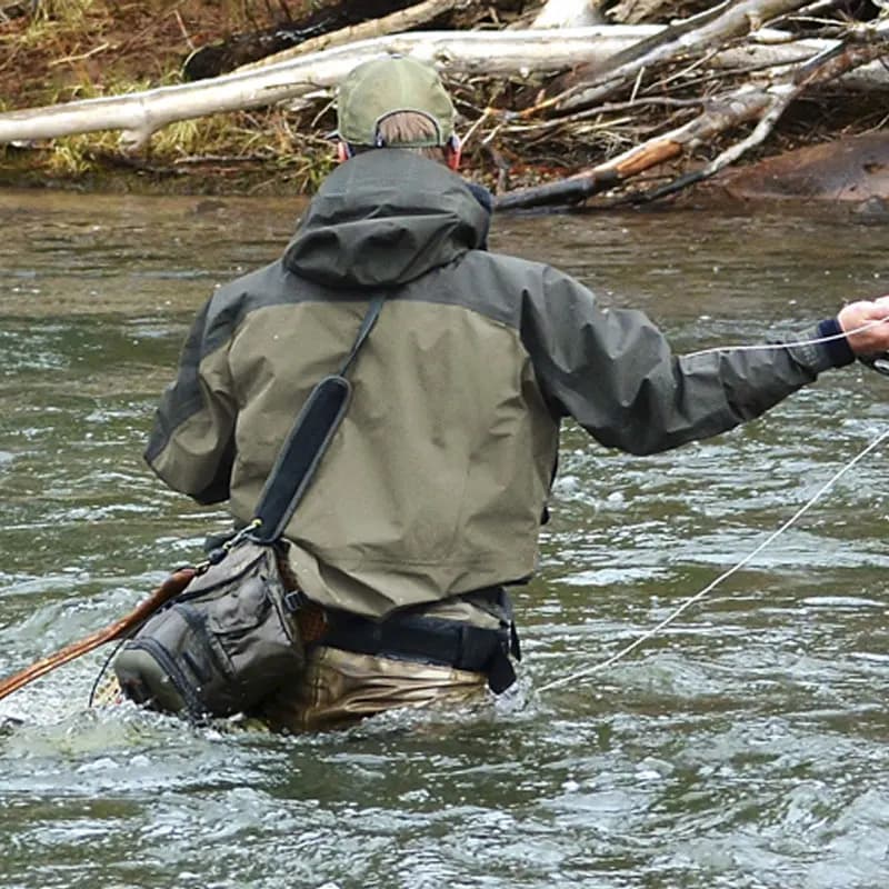 Veste de pêche imperméable respirante tactique pour la pêche à la mouche et le kayak