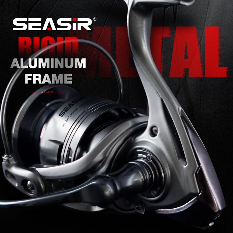Moulinet spinning SEASIR CONTRA MAX 25KG drag - Corps aluminium 9+1BB pour pêche mer puissante