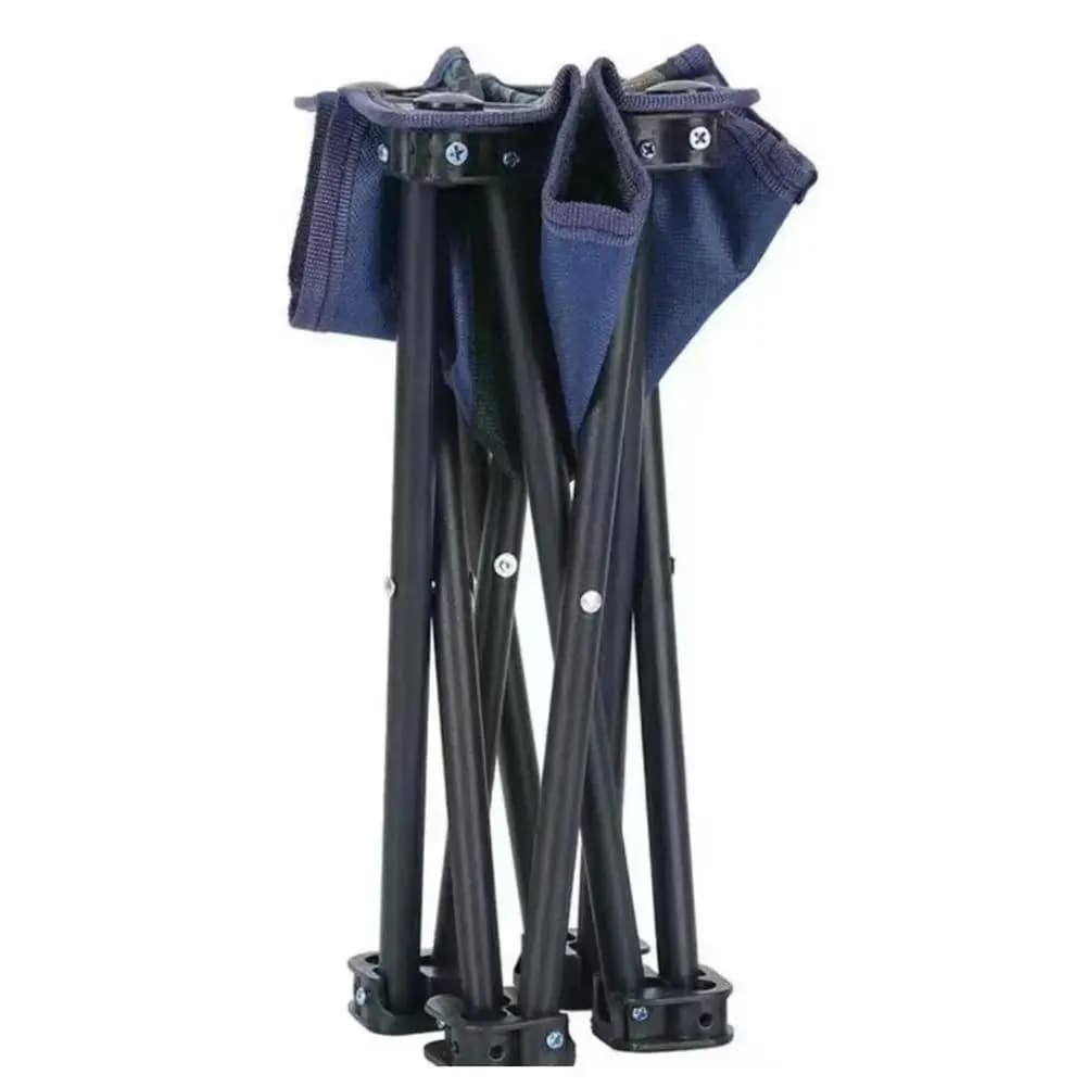 Tabouret pliant compact avec repose-pieds - Siège pour pêche, camping et croquis étudiants