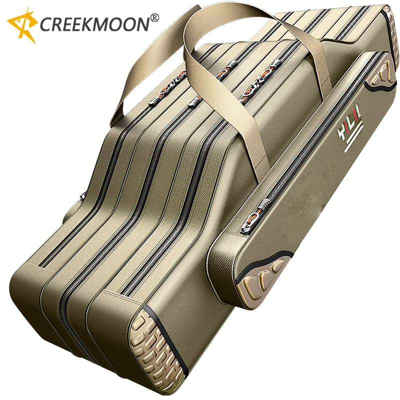 Grand sac de stockage pour cannes pêche 80-130cm - Sac Oxford épais pour équipement pesca homme