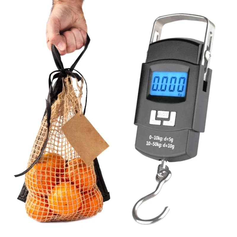 Balance pêche électronique 50kg LCD rétroéclairé - Pèse-poissons portable pour dropshipping et pêcheurs
