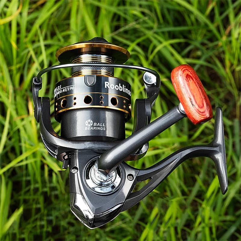 Moulinet Spinning Rooblinos BK Polyvalent Bobine Métal Interchangeable Pêche Truite Carpe Eau Douce Salée