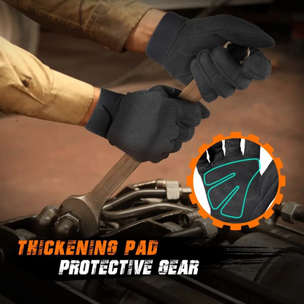 Gants de pêche légers respirants - Paintball, camping, randonnée, vélo et pêche multisports
