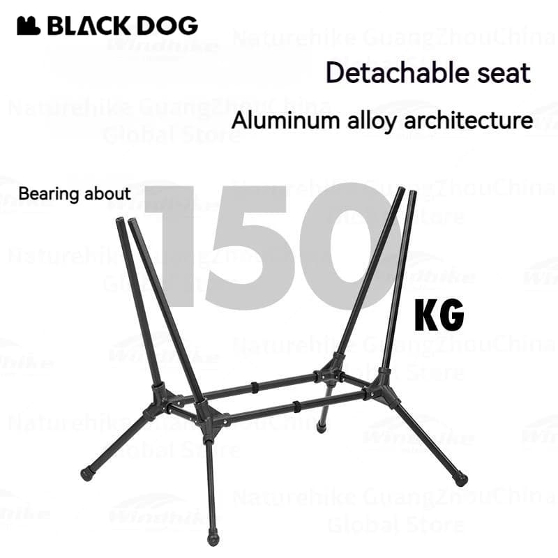 Chaise à bascule pliante Naturehike Blackdog portable 3.69kg pour camping et pêche