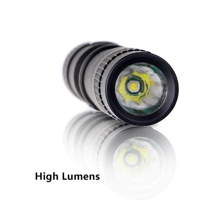 Lampe de poche LED portable étanche mini pour camping randonnée dépannage voiture urgence maison