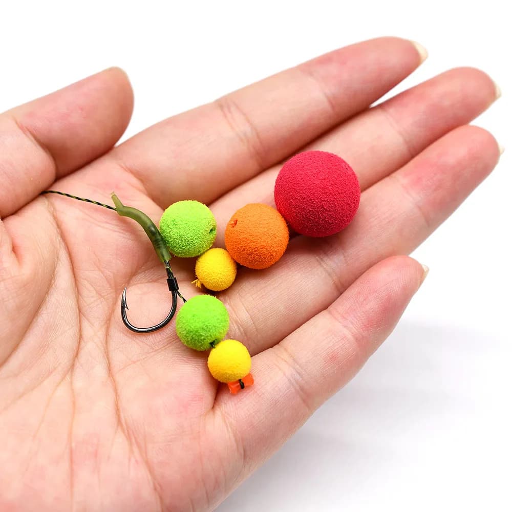 Boilies flottants saveur maïs pour carpe - Appât artificiel pop-up avec odeur attractive pêche